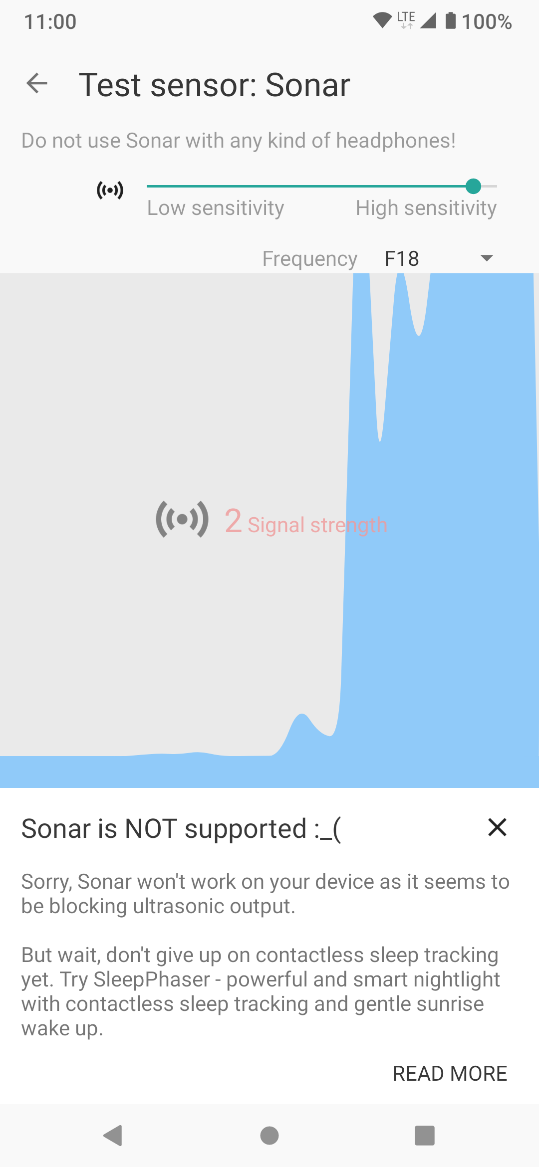 sonar test fail